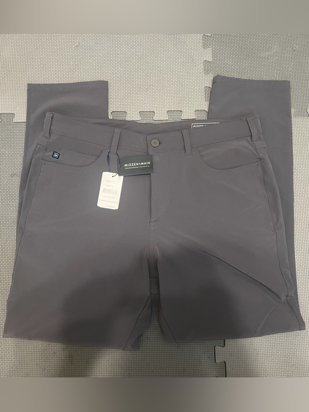 GUC Mizzen+Main Helmsman 5 pocket Dark Gray Pant 35x30